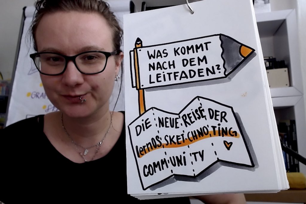 Katha Bluhm bei ihrem Lightning Talk